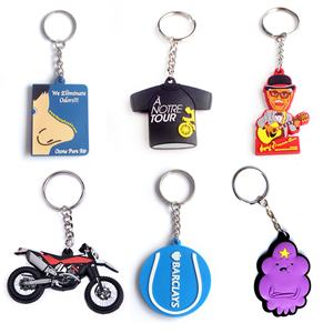 Porte-clés personnalisé en PVC souple avec logo de dessin animé, matériau écologique, étiquette de clé 2D/3D en PVC souple, porte-clés personnalisés - Product Image 4