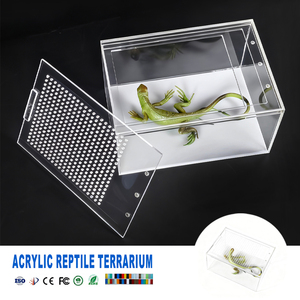 กล่องเพาะพันธุ์สัตว์เลื้อยคลานทารันทูล่าแมงป่องไอโซพอดตู้สัตว์เลื้อยคลานปรับแต่งได้ - Product Image 1