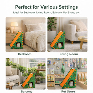 <span class=keywords><strong>Casa</strong></span> para Gatos Ecológica Personalizada, Clásica, de Fieltro, Cómoda y Cálida, Cama Tipo <span class=keywords><strong>Cueva</strong></span> para Gatos, para Gatitos, Duradera, de Fieltro de Poliéster - Product Image 3
