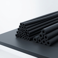 Tuyau d'isolation pour climatiseur en mousse de caoutchouc PVC/NBR noir de 6*9 mm, longueur 1,8 m ou 2 m, avec résistance au feu de classe A, garantie 5 ans