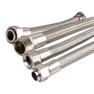 304 Stainless Steel Corrugated Pipe Water Vapor Explosion-proof Pipe 2 Points 4 Points 6 Points 1 Inch High Pressure Pipe