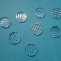 Lentille de ligne en plastique de 45 degrés 8mm pour le module de diode laser rouge vert bleu