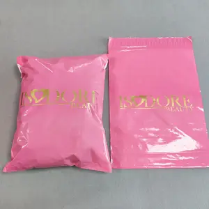 Hot Sale Pink Poly Mailer Mailing Kurier Taschen Versand Taschen Benutzer definiertes Logo für Kleidung Bolsa De Correo
