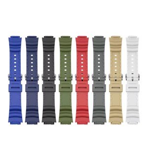 Correas de Repuesto de Goma de 18 mm para Reloj <span class=keywords><strong>Casio</strong></span> AE-1000W/AQ-S810W - Product Image 4