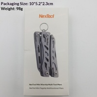 NEXTOOL Petites pinces à bec effilé multifonctions argent/noir/vert