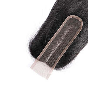 Tóc con người HD 2x6 đóng cửa Chất lượng cao 2x6 vô hình ren thẳng sóng xoăn có sẵn - Product Image 3