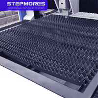 Machine de découpe laser fibre pour métaux 1212 avec contrôle Cypcut / Au3tech, prise en charge AI/PLT, servomoteur CNC 3 axes
