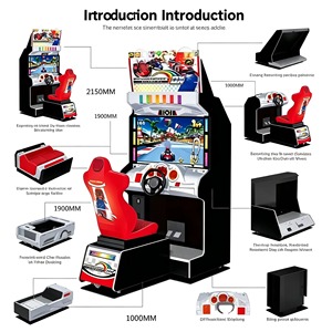 LeChen LC-3271113 Macchina da Corsa Arcade a Due Giocatori per GP DX, Simulatore di Gioco Commerciale a Moneta per Parchi Divertimento - Product Image 6
