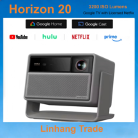 Projecteur de cinéma maison XGIMI HORIZON 20 4K DLP, compatible 3D, Google TV intégré, portable
