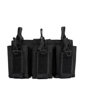 Sac d'accessoires de gilet tactique Triple Sub-Mother MOLLE Passionné Taille Sac suspendu Fermeture à glissière Matériel Oxford - Product Image 2