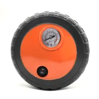Minibomba de ar portátil medidora de ar, barata, 12 v dc, bicicleta, caminhão, carro, circular, com medidor duplo