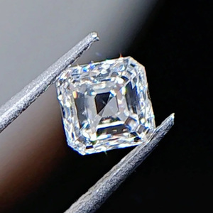 ヴィレサIGI認証アッシャースクエアカッティング実験室合成ホワイトダイヤモンドVVSクラリティジュエリー用 - Product Image 1