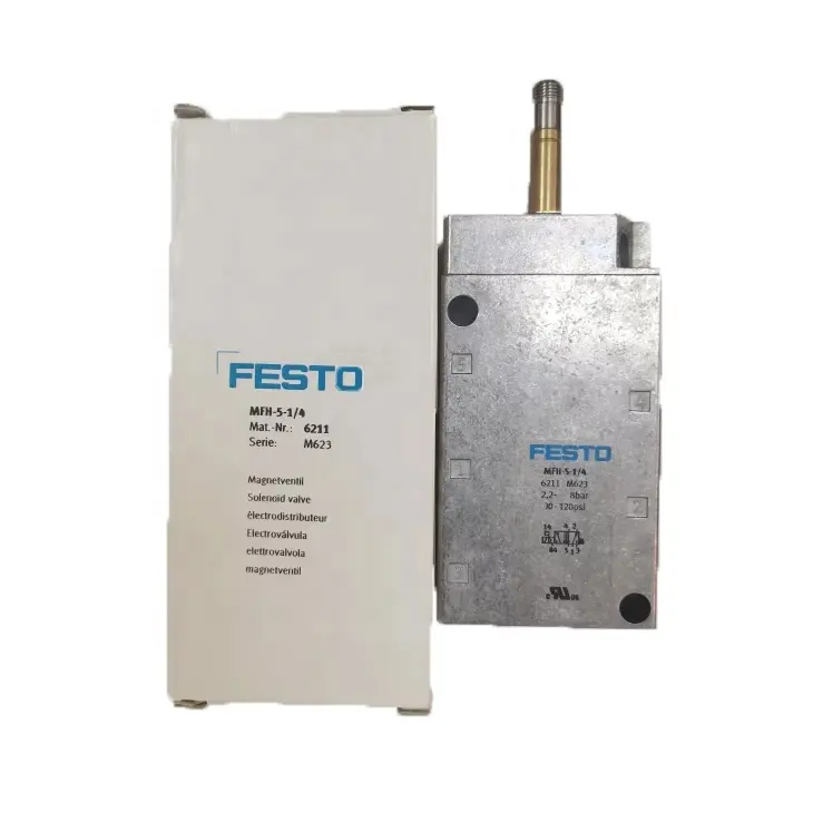 Оригинальный Новый MFH-5-1/4 6211 5-2 ходовой электромагнитный клапан FESTO-в наличии электромагнитный клапан