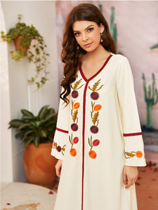 SIPO Abaya Farasha Kaftan pour femmes marocain dubaï Kaftan très fantaisie longue robe Farasha brodée caftan longue robe - Product Image 6