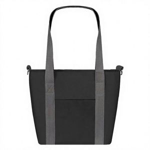 Sac à main artisanal perlé en tissu solide avec fermeture ouverte - Product Image 2