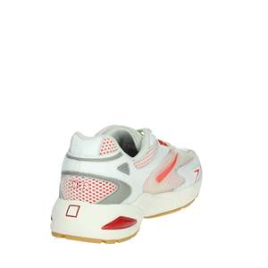 D.A.T.E. Zapatillas Deportivas para Hombre, Blancas y Rojas, Estilo Baloncesto, Talla 42 - Product Image 3