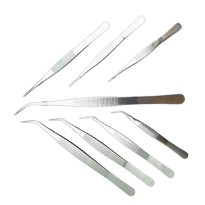 <span class=keywords><strong>Pinzas</strong></span> <span class=keywords><strong>de</strong></span> acero inoxidable con punta curvada, <span class=keywords><strong>pinzas</strong></span> <span class=keywords><strong>de</strong></span> <span class=keywords><strong>laboratorio</strong></span> curvadas <span class=keywords><strong>de</strong></span> varios tamaños para experimentos <span class=keywords><strong>de</strong></span> química y biología - Product Image 3