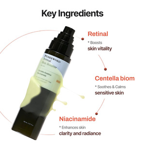 Suero Regenerador de Piel con Retinol y Suero Antienvejecimiento con Niacinamida, con Ácido Hialurónico, Cuidado Facial Líquido, 150 ml - Product Image 3