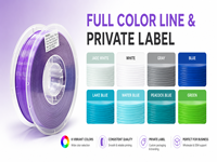 Filamen PINRUI PETG 1.75mm 1kg Printer 3D 8 Warna Tahan Benturan, Anti-Lengkung, Cocok untuk Bambu Lab Prusa