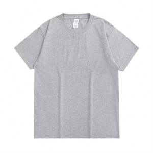 T-shirt personnalisé imprimé en 3D grande taille pour hommes de haute qualité 100% coton 210gsm vierge uni surdimensionné lourd avec motif solide - Product Image 2