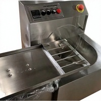 Nouvelle machine à enrober et à mouler au chocolat au lait KELLEN pour les boulangeries et les usines de snacks, haute productivité, 220V
