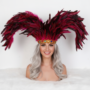 أزياء حفلات الهالوين، إكسسوارات أزياء الكرنفال، أغطية رأس بالريش، طقم أزياء تنكرية للنساء البالغات، متوفر بتصميم الصدف البحري - Product Image 4