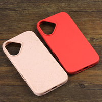 Coque de téléphone biodégradable et recyclée pour iPhone 17 16 15 Pro Max – Housse de protection durable pour mobile