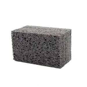 Wholesale high quality biodegradable black cellulose kitchen cleaning scourer washing sponge