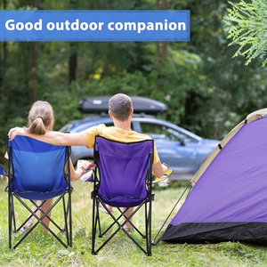 Chaise de camping pliante ultralégère de luxe en fer forgé, personnalisée en Chine, pour la pêche et la randonnée, chaise de plage de haute qualité avec sac de transport - Product Image 6