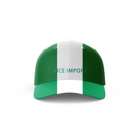Casquette de baseball avec drapeau du Nigeria pour hommes et femmes, design réglable, idéale pour la randonnée, les voyages, la marche, le camping et les activités de plein air