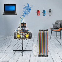 Kit de démarrage de programmation C/C++ open source DIY pour voiture robot 4x4 ESP32 avec évitement d'obstacles intelligent, compatible ArduIDE, pour l'éducation STEM