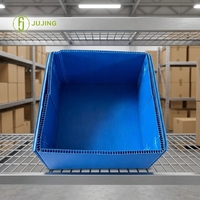 Plaque en plastique alvéolaire ondulé PP imperméable 0,5*0,5*0,5m 5mm, taille et couleur personnalisées, panneau cannelé en polypropylène pour boîte d'emballage