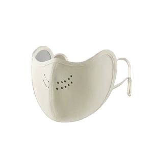 Masque facial intégral en polaire épaisse et chaude, isolant thermique, coupe-vent, pour cyclisme en plein air, unisexe, couleur unie, rose, noir, gris, blanc cassé - Product Image 2