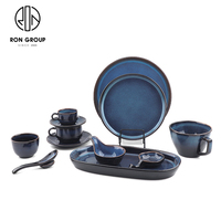 Vente chaude Traiteur Mélamine Porcelaine Céramique Vaisselle Dîner Commercial Couverts Assiette Plat Bol Restaurant Vaisselle Ensemble