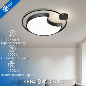 Plafonnier LED moderne nordique IP44 pour chambre à coucher, salon, décoration intérieure avec télécommande, <span class=keywords><strong>cuisine</strong></span> et balcon AC 6000K - Product Image 1