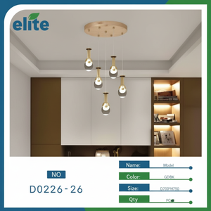 Lampada a sospensione postmoderna da soffitto Design moderno caldo bianco moderno per casa soggiorno ristorante Hotel arredo cromato - Product Image 1