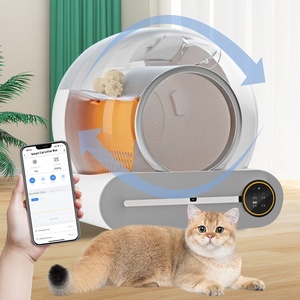 Hot-Selling Fully <strong>Automatic</strong> Large Smart Cat <strong>Litter</strong> Box Electric Toilet Cleaning Deodorizing Enclosed Plastic <strong>Tray</strong> for Cats for - Product Image 2
