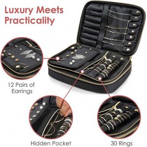 BSCI factory Travel Organizer display Case Tangle-Free Space-Saving Compact and Portable <b>box</b> <b>Storage</b> custom logo - Product Image 4