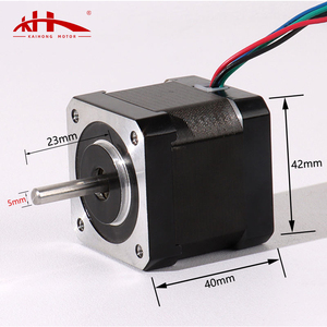 มอเตอร์สเต็ปเปอร์ Kaihong Hybrid 1.8/0.9 องศา 42x42x40 มม. 2 เฟส <span class=keywords><strong>Nema</strong></span> 17 สำหรับเครื่องพิมพ์ 3 มิติ 24V แรงบิด 0.4 นิวตันเมตร กระแสไฟ 1.3 แอมป์ ระยะแกน 40 มม. - Product Image 2