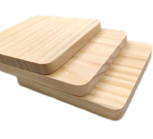 Planche de bois artisanale carrée de décoration de copeaux de pin vente en gros - Product Image 4