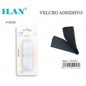 Ilan Velcro Adhesivo 3x50 Cm Autoadhesivo Para Fijación - Product Image 1