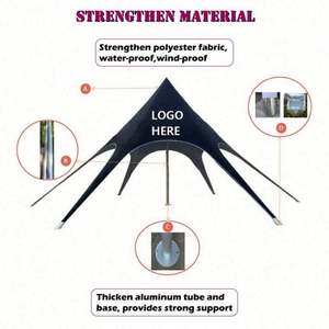 Carpa de Aire Tipo Hotel de 5 Estrellas con Estructura de Aluminio para 5+ Personas, con Protección Contra Sol y Lluvia para Uso en Interiores y Exteriores - Product Image 5