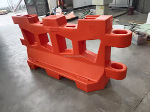 Barrera llena de agua tipo X, barrera de colisión de tráfico, valla de malla, Panel superior, Material resistente a los rayos UV, sin decoloración, alta resistencia, seguro - Product Image 3