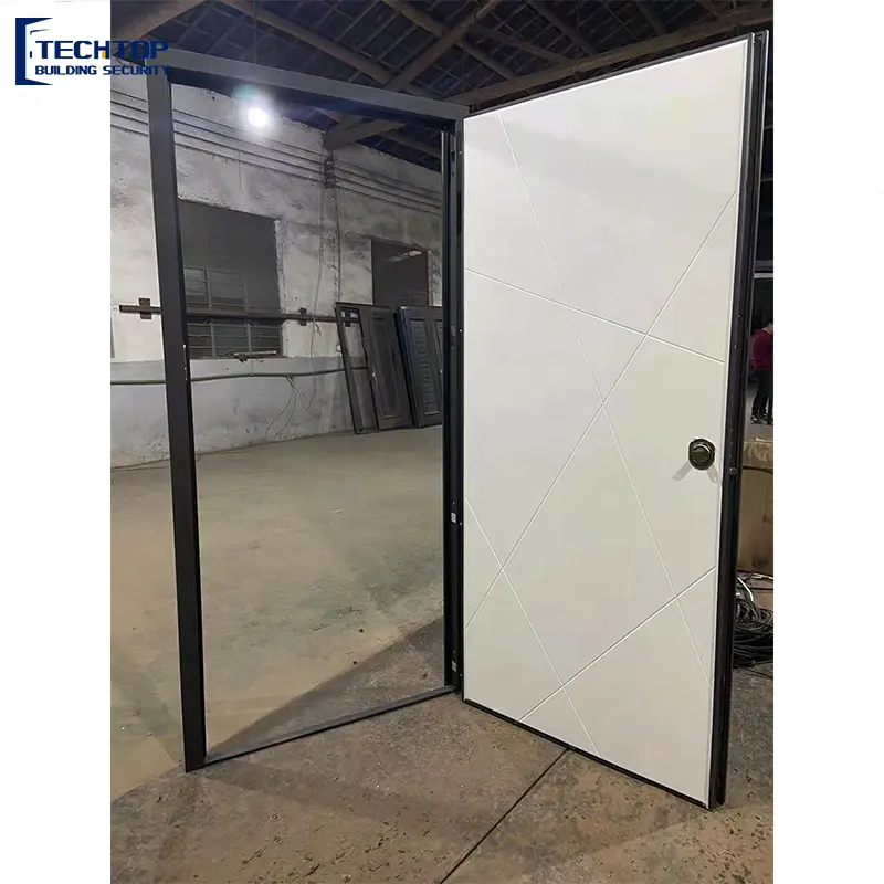 TECHTOP Modern Italy Luxury Security Door Main Entrance classic armored door for sale