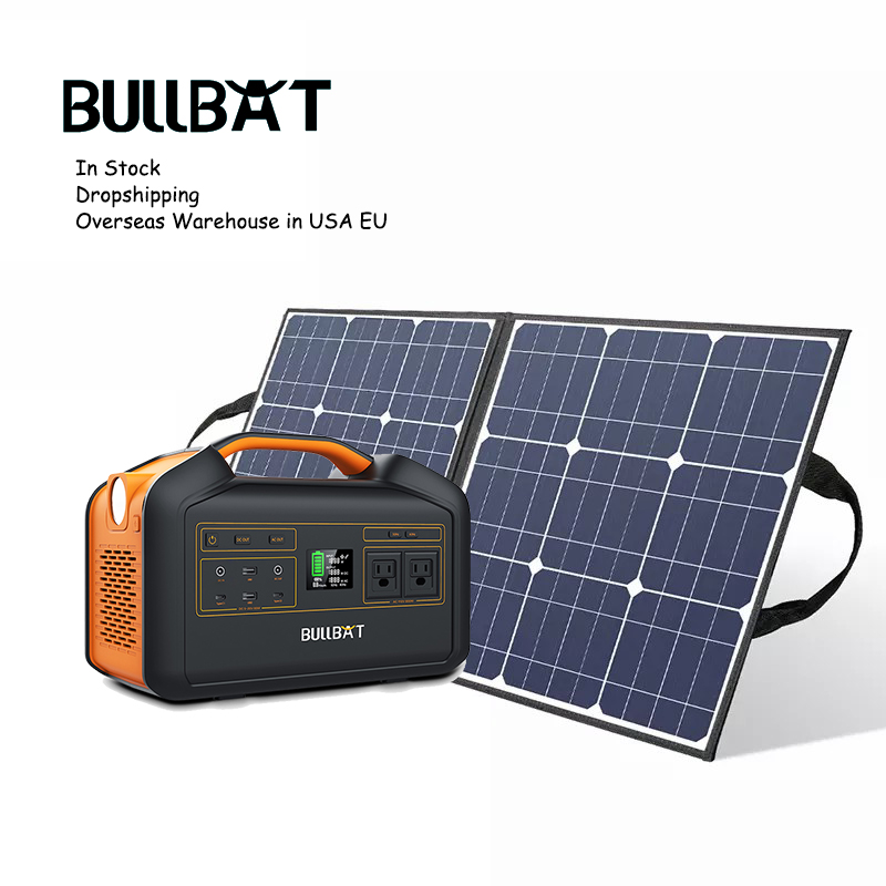 Портативная солнечная электростанция Bullbat Lithium Allpowers, генератор, 300 Вт, 500 Вт, 700 Вт, 1 кВт, 1500 Вт, 2400 Вт, OEM
