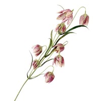 Fleur de Fritillaria Artificielle Esthétique Faite à la Main, Parfumée, à Têtes Multiples, en Soie Exquise, pour Décoration Moderne et Accessoire de Photographie