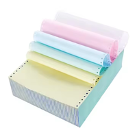 Papier autocopiant thermique personnalisé 2 plis 3 plis Rouleaux de papier autocopiant NCR informatisé forme papier d'impression autocopiant continu