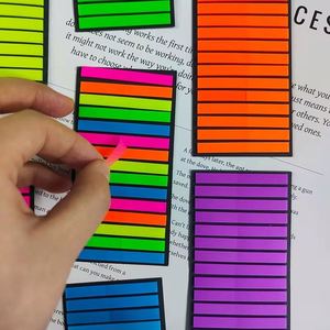 Juego de pegatinas de índice de lavanda autoadhesivas de PET personalizadas para estudiantes, marcadores de lectura bíblica, bloc de notas de leyes, papelería al por mayor - Product Image 4