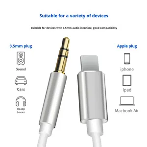 สำหรับอะแดปเตอร์<span class=keywords><strong>สาย</strong></span>เคเบิลเสียง/ออดิโอในรถยนต์ 14 เส้น ใช้ได้กับการเชื่อมต่อเสียงในรถยนต์ของไอโฟน 13/12 XS <span class=keywords><strong>11</strong></span> - Product Image 4