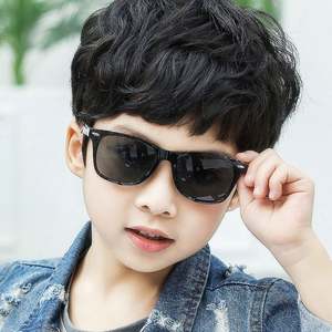 Gafas de Sol Infantiles Cuadradas con Protección UV400, Color Caramelo, con Logotipo Personalizado, Venta al Por Mayor, Moda 2021 - Product Image 1